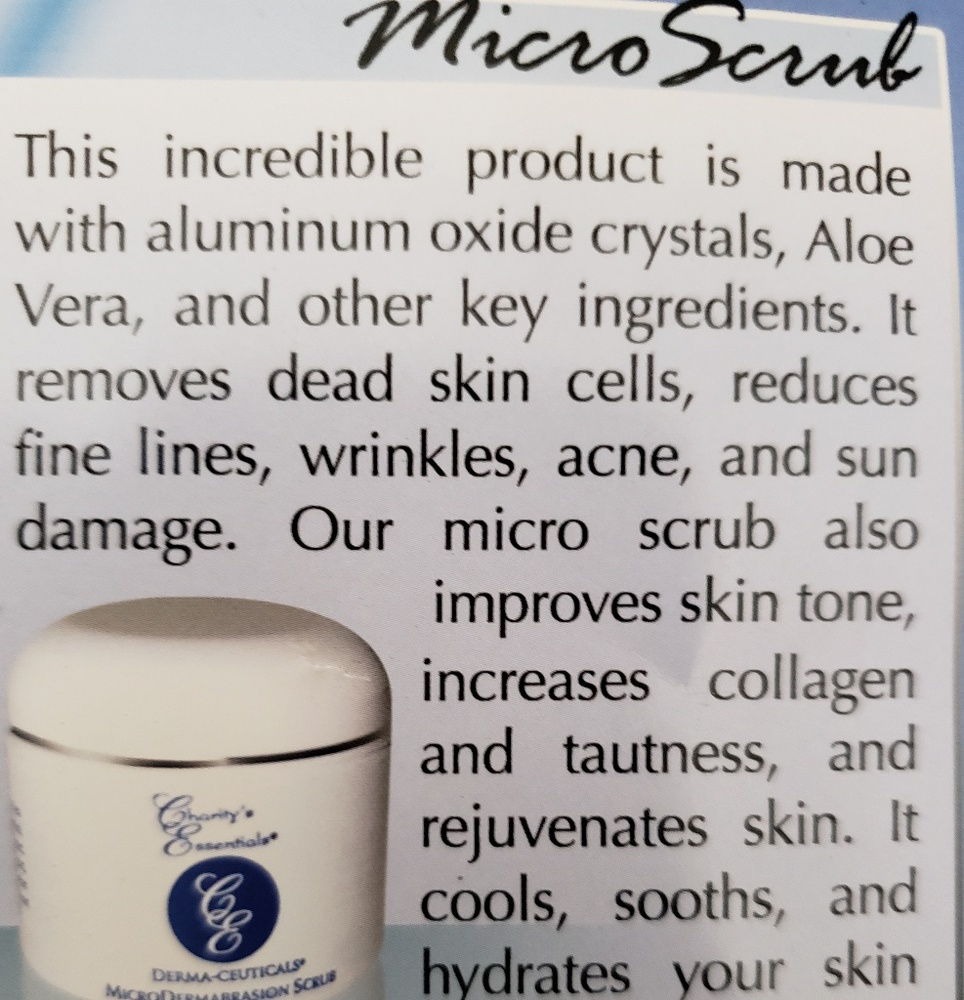 Facial Scrub microdermabrasion
